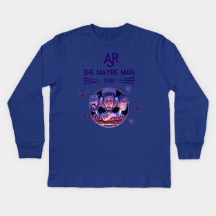 Ajr The Maybe man tour Dark Colors Kids Long Sleeve T-Shirt